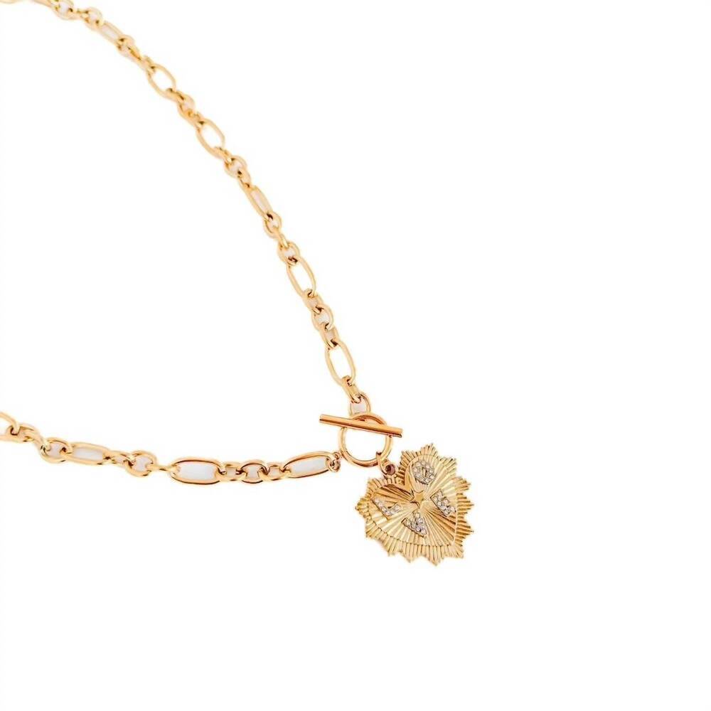 NEW PRETTY SIMPLE women's sunburst heart love pendant necklace in gold
